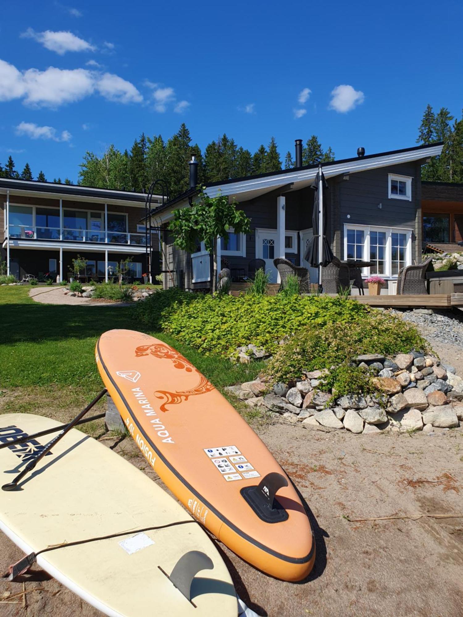 Stunning Log Cabin 45M2 On The Shore Of Kallavesi. 库奥皮奥 外观 照片