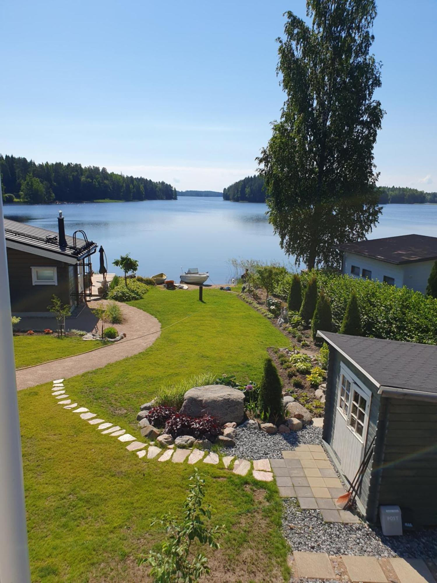 Stunning Log Cabin 45M2 On The Shore Of Kallavesi. 库奥皮奥 外观 照片